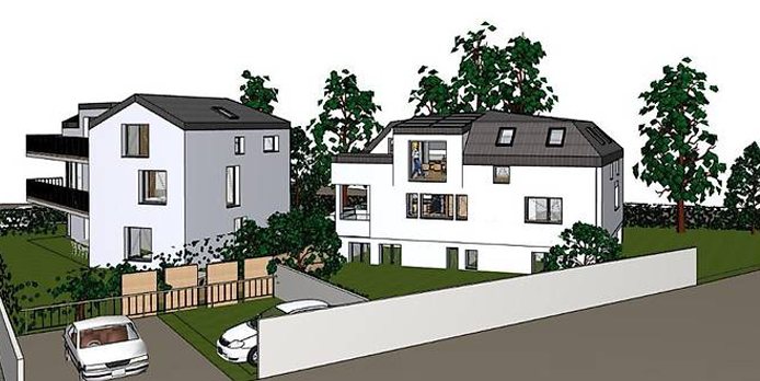 Terrain avec permis de construire à Villars-sur-Glâne